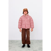 Load image into Gallery viewer, Tinycottons - Brown Striped Padded Jacket
