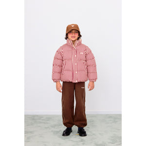 Tinycottons - Brown Striped Padded Jacket