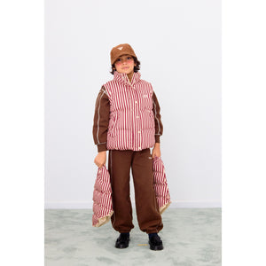 Tinycottons - Brown Striped Padded Jacket