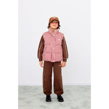 Load image into Gallery viewer, Tinycottons - Brown Striped Padded Jacket
