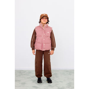Tinycottons - Brown Striped Padded Jacket