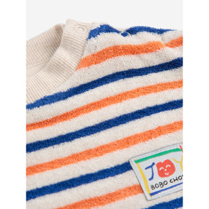 Bobo Choses - Stripe Cotton Terry Baby Sweatshirt