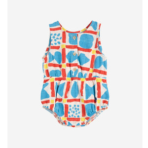 Bobo Choses - Geometric Woven Baby Romper