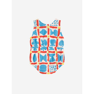 Bobo Choses - Geometric Woven Baby Romper