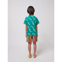 Load image into Gallery viewer, Bobo Choses - Green Wavy Bobo Choses T-shirt
