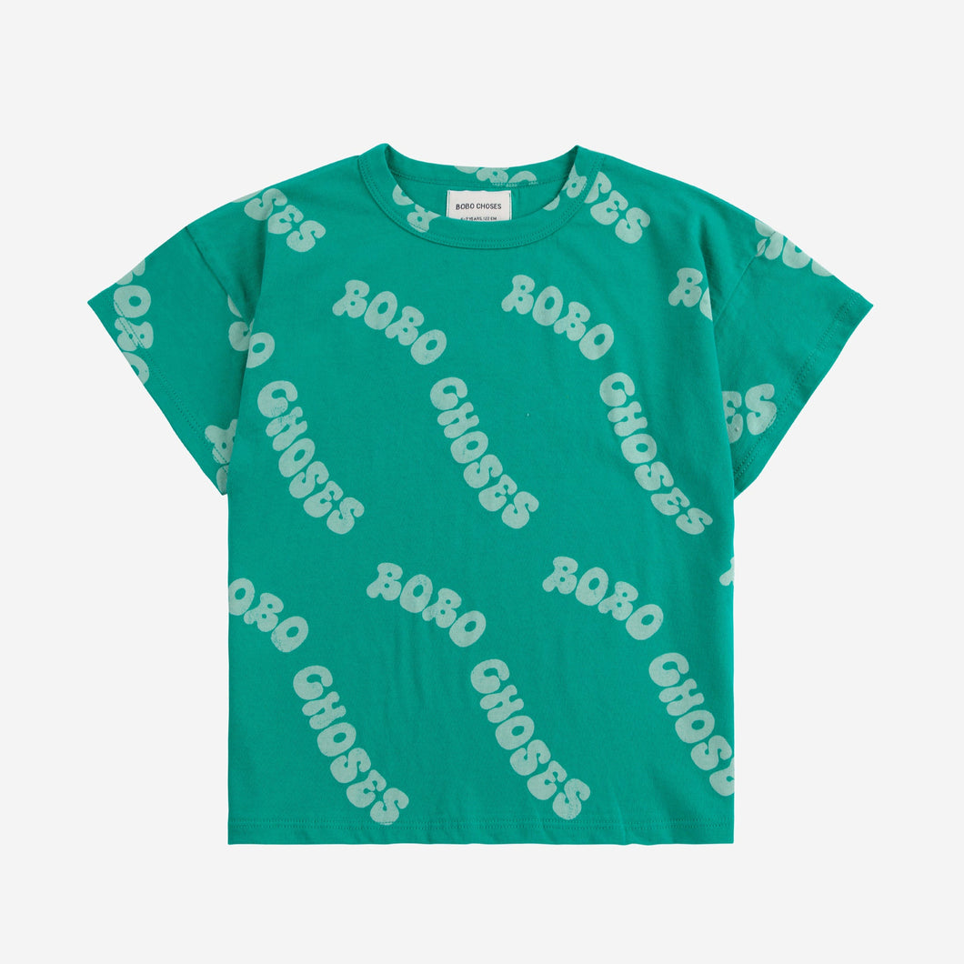 Bobo Choses - Green Wavy Bobo Choses T-shirt