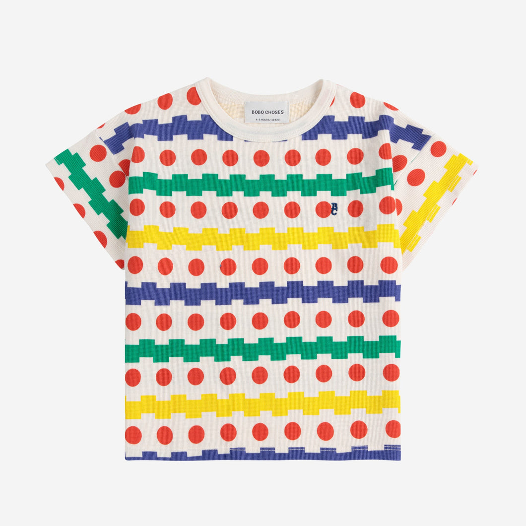 Bobo Choses - Geometric Waffle T-shirt