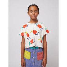 Load image into Gallery viewer, Bobo Choses - Smiling Cropped T-shirt
