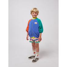 Load image into Gallery viewer, Bobo Choses - Colour Block Terry Zip-Up Sweatshirt
