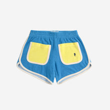 Load image into Gallery viewer, Bobo Choses - Blue Colour Block Shorts
