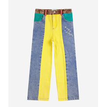 Load image into Gallery viewer, Bobo Choses - Colour Block Denim Pants
