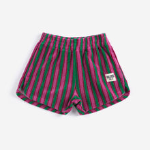 Load image into Gallery viewer, Bobo Choses - Purple Stripe Terry Shorts
