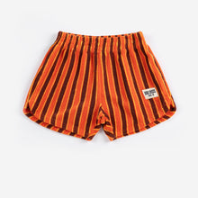 Load image into Gallery viewer, Bobo Choses - Orange Stripe Terry Shorts
