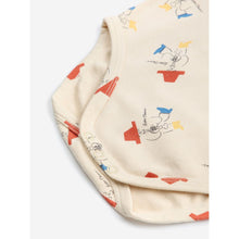 Load image into Gallery viewer, Bobo Choses baby bodysuit in cream with all over magic flute print from the new AW24 collection &#39;Once Upon A Time&#39;
