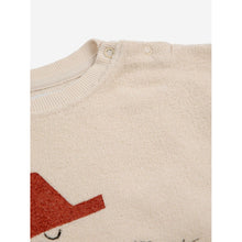 Load image into Gallery viewer, Bobo Choses baby sweatshirt in cream cotton terry with all over magic flute print from the new AW24 collection &#39;Once Upon A Time&#39;
