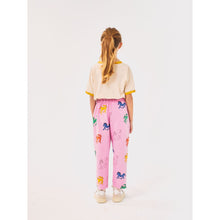 Load image into Gallery viewer, Bobo Choses pink trousers with all over multicolour wonder horse print from the new AW24 collection &#39;Once Upon A Time&#39;
