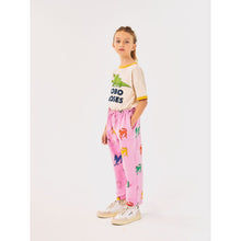 Load image into Gallery viewer, Bobo Choses pink trousers with all over multicolour wonder horse print from the new AW24 collection &#39;Once Upon A Time&#39;
