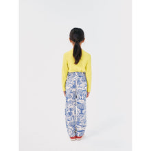 Load image into Gallery viewer, Bobo Choses fine corduroy trousers in white and blue with all over Wonderland print from the new AW24 collection &#39;Once Upon A Time&#39;
