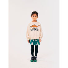 Load image into Gallery viewer, Bobo Choses off white sweatshirt with orange fox print from the new AW24 collection &#39;Once Upon A Time&#39;
