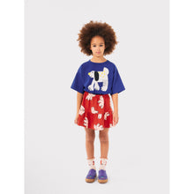 Load image into Gallery viewer, Bobo Choses red skirt with all over white bird print from the new AW24 collection &#39;Once Upon A Time&#39;
