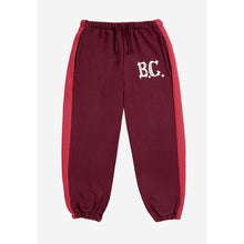 Load image into Gallery viewer, Bobo Choses burgundy and red vintage style sweatpants from the new AW24 collection &#39;Once Upon A Time&#39;
