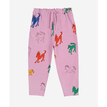 Load image into Gallery viewer, Bobo Choses pink trousers with all over multicolour wonder horse print from the new AW24 collection &#39;Once Upon A Time&#39;
