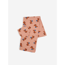 Load image into Gallery viewer, Bobo Choses muslin and bib set in light brown with all over squirrel print from the new AW24 collection &#39;Once Upon A Time&#39;
