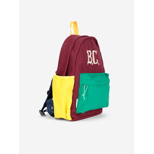 Bobo Choses vintage colour block backpack from the new Aw24 collection 'Once Upon A Time'