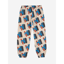 Load image into Gallery viewer, Bobo Choses Beige jogging pants with blue and red dog print
