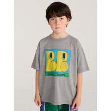 Load image into Gallery viewer, Bobo Choses - Booo Grey T-shirt
