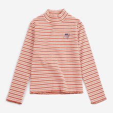 Load image into Gallery viewer, Bobo Choses - Energy Flower Stripe Turtleneck Top
