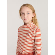 Load image into Gallery viewer, Bobo Choses - Energy Flower Stripe Turtleneck Top
