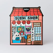 Load image into Gallery viewer, OMY - Sushi Shop Colouring and Sticker Book
