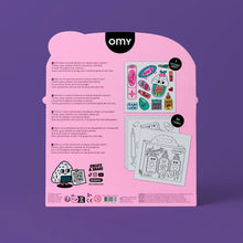 Load image into Gallery viewer, OMY - Beauty Shop Colouring and Sticker Book

