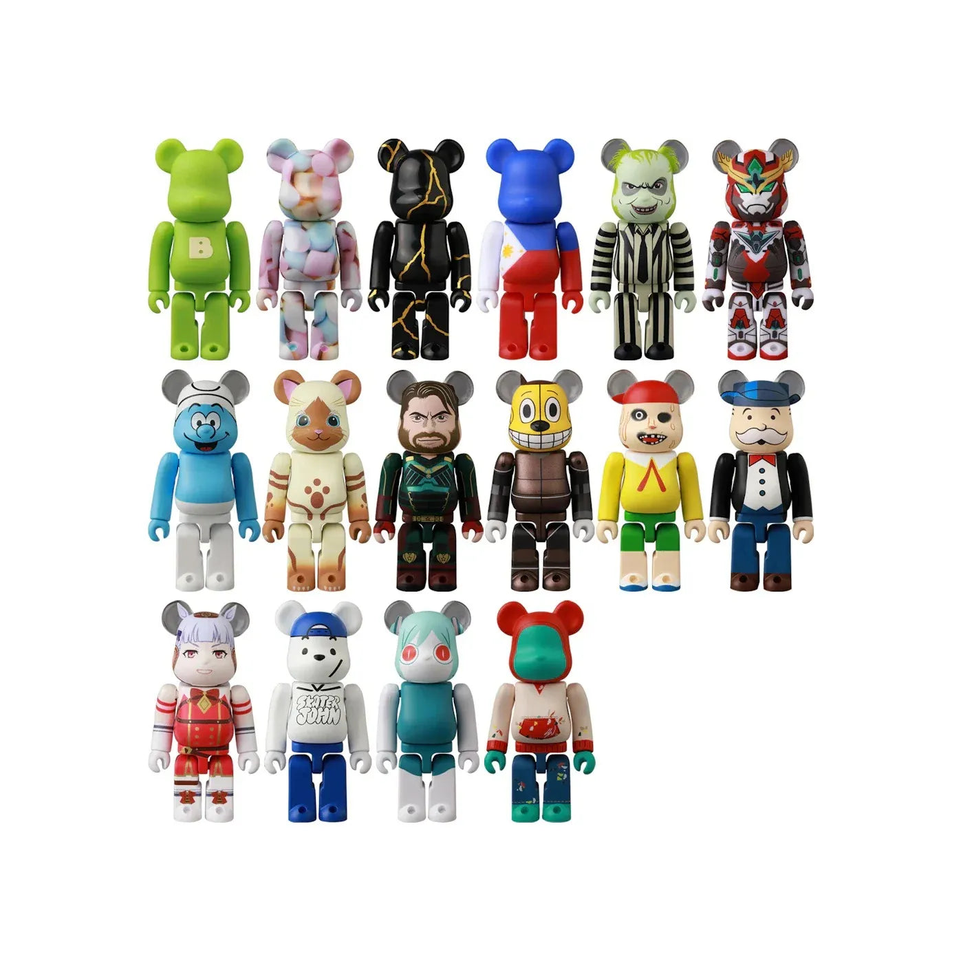 Bearbrick 400% Devilock Noir – Medicom Toy – Figurine De Collection