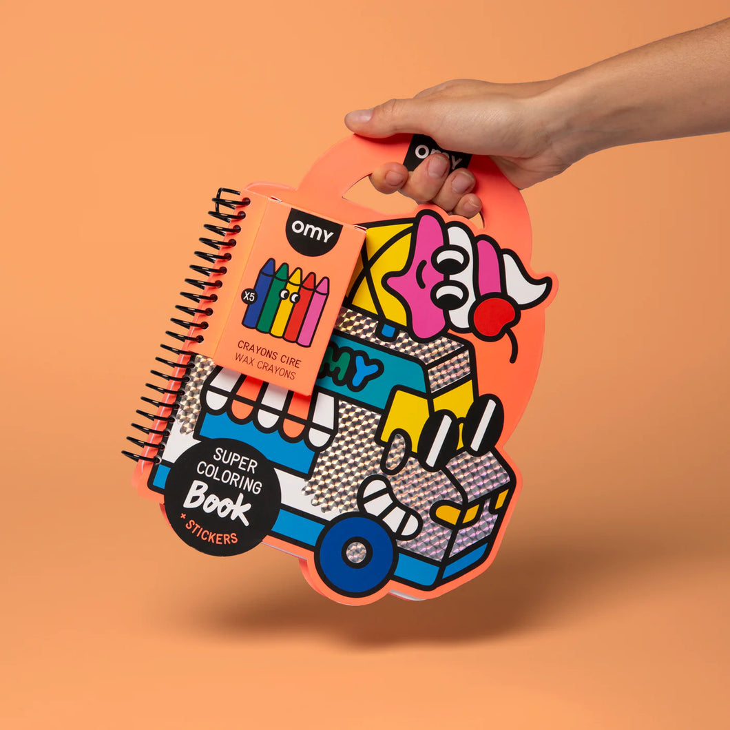 OMY - Yummy Colouring and Sticker Book