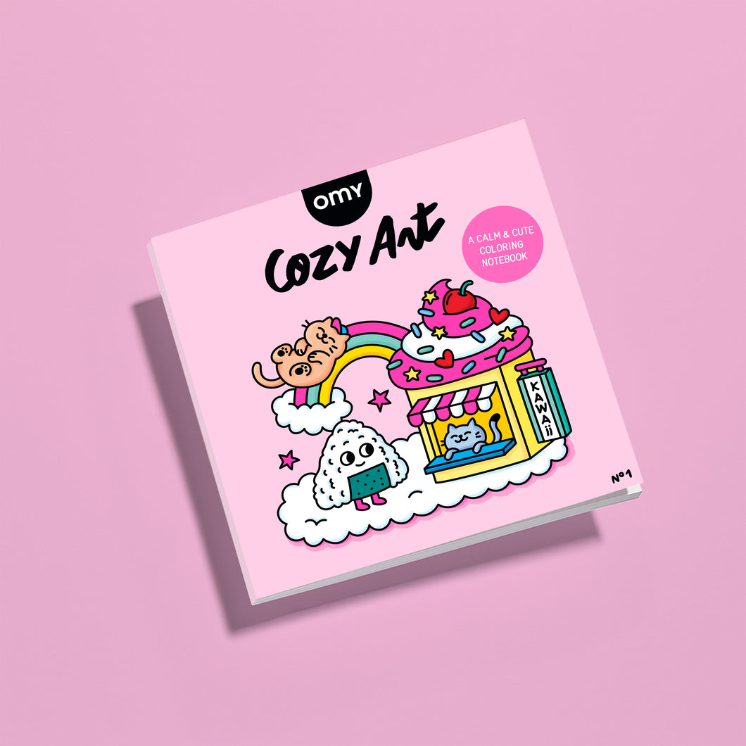 OMY - Kawaii Cozy Colouring Book