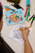 Load image into Gallery viewer, OMY - Supermarket Cozy Colouring Book
