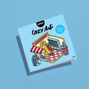 OMY - Supermarket Cozy Colouring Book
