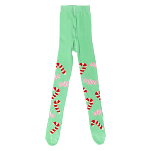 Wauw Capow - Mint Candy Cane Tights