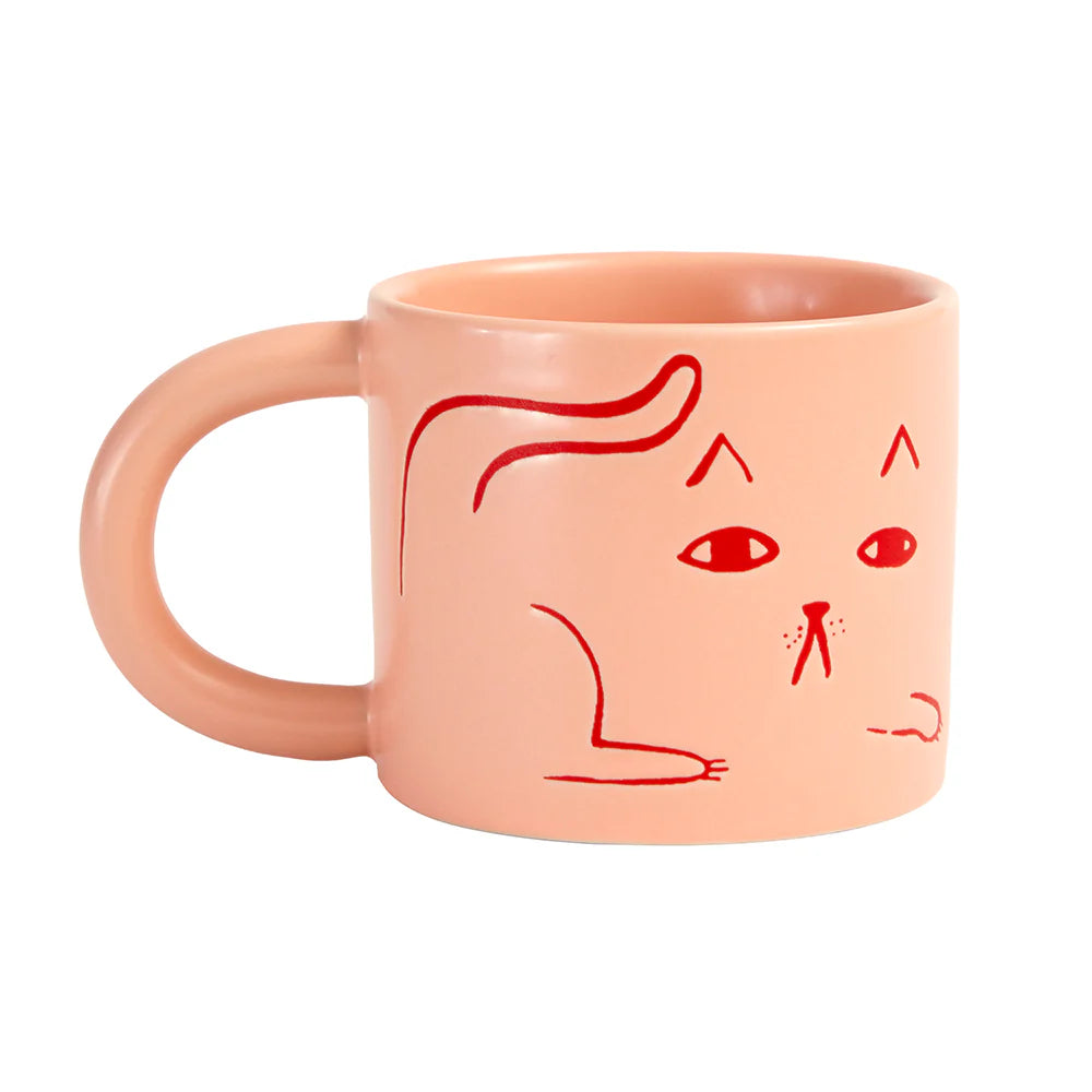 Donna Wilson - Pink Cat Mug