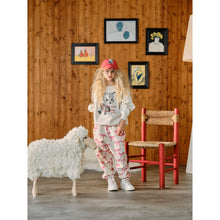 Load image into Gallery viewer, The Animals Observatory - Kitten Oversized Bear Recycled Sweatshirt in White
