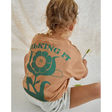 Load image into Gallery viewer, Claude &amp; Co - Clay Milking It Flower Power T-shirt
