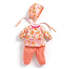 Load image into Gallery viewer, Pomea Dolls by Djeco - Dolls Outfit in Coral Floral
