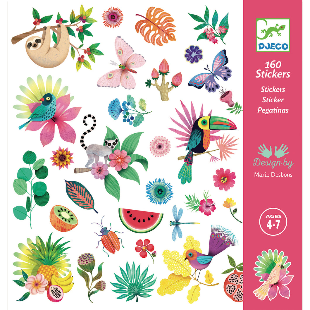 Djeco - Paradise Set of 160 Stickers