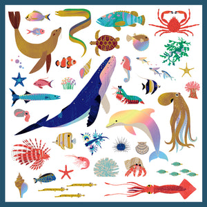 Djeco - Oceans Set of 160 Stickers