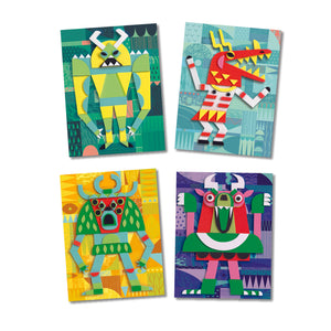 Djeco - Monster Gallery Collage Set