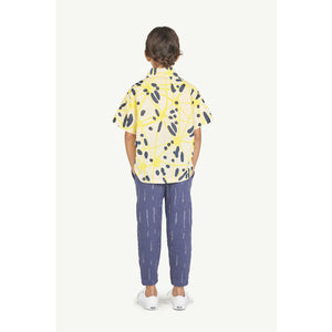 The Animals Observatory - Navy blue trousers with white paint pattern