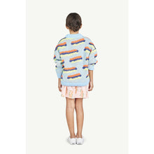 Load image into Gallery viewer, The Animals Observatory - Soft blue knitted sweater with flouro pattern
