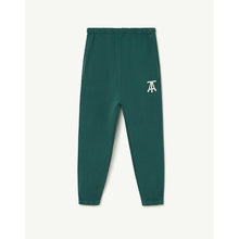 Load image into Gallery viewer, The Animals Observatory - dark green trousers with logo print
